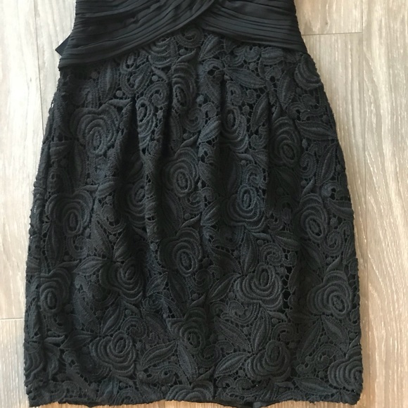 BCBG Maxazria Black Cocktail Dress - Picture 3 of 8